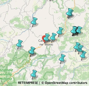 Mappa Via Fontanaguidia, 42035 Castelnovo ne' Monti RE, Italia (9.614)