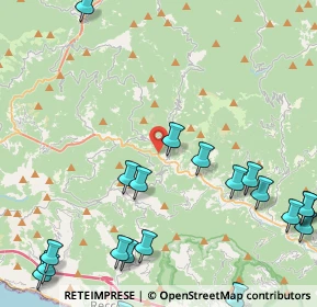 Mappa Via del Commercio, 16040 Neirone GE, Italia (6.2265)