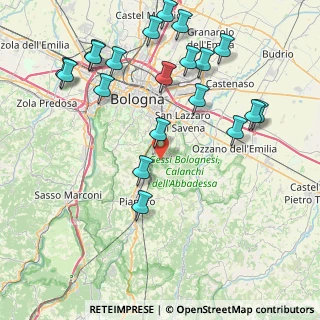 Mappa Via della Sorgente, 40065 Pianoro BO, Italia (9.7755)