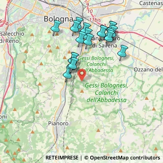 Mappa Via della Sorgente, 40065 Pianoro BO, Italia (3.9765)