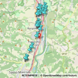 Mappa Via, 40037 Borgonuovo BO, Italia (2.111)
