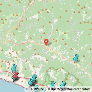 Mappa Via Vallecalda, 16047 Ne GE, Italia (8.6655)