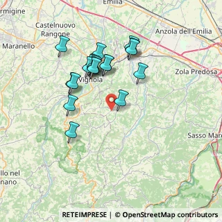 Mappa Via Castello, 40053 Valsamoggia BO, Italia (6.82526)