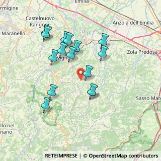 Mappa Via Castello, 40053 Valsamoggia BO, Italia (7.054)