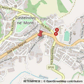 Mappa Via Matilde di Canossa, 4/B, 42035 Castelnovo Ne' Monti, Reggio nell'Emilia (Emilia Romagna)