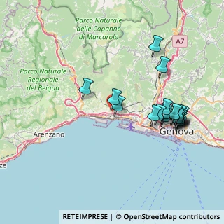 Mappa Via Emilio Salgari, 16156 Genova GE, Italia (8.2515)