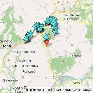 Mappa Via Gnana, 42035 Castelnovo Ne' Monti RE, Italia (1.69)