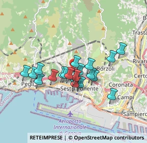 Mappa Via Superiore Gazzo, 16153 Genova GE, Italia (1.381)