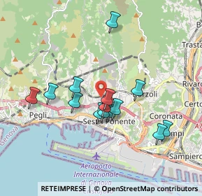 Mappa Via Superiore Gazzo, 16153 Genova GE, Italia (1.60071)