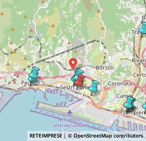Mappa Via Superiore Gazzo, 16153 Genova GE, Italia (2.67615)