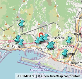 Mappa Via Superiore Gazzo, 16153 Genova GE, Italia (1.72769)
