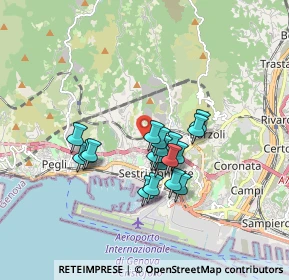 Mappa Via Superiore Gazzo, 16153 Genova GE, Italia (1.33789)