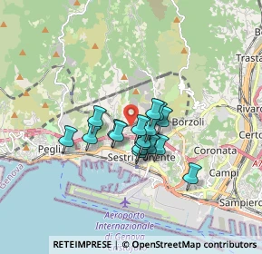 Mappa Via Superiore Gazzo, 16153 Genova GE, Italia (1.12176)