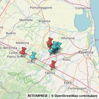 Mappa VIA D. INDUSTRIE, 48022 Lugo RA, Italia (7.24364)