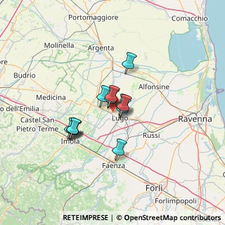 Mappa VIA D. INDUSTRIE, 48022 Lugo RA, Italia (8.93833)