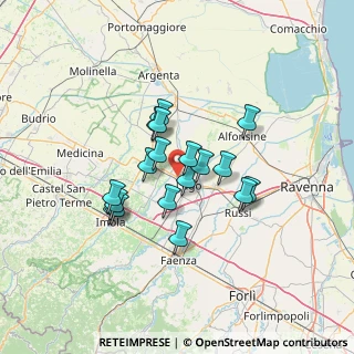 Mappa VIA D. INDUSTRIE, 48022 Lugo RA, Italia (10.47611)