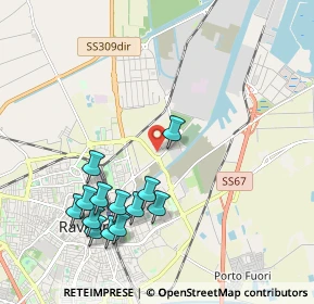 Mappa Via Galileo Ferraris, 48123 Ravenna RA, Italia (2.19)