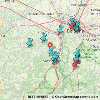 Mappa Via Munarino, 40037 Sasso Marconi BO, Italia (8.3885)