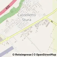 Mapa Castelletto Stura