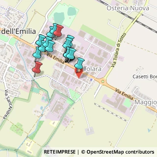 Mappa Via Giacomo matteotti, 40064 Ozzano dell'Emilia BO, Italia (0.453)