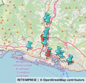 Mappa Via Teresa Durazzo Pallavicini, 16161 Genova GE, Italia (3.27917)