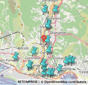 Mappa Via Teresa Durazzo Pallavicini, 16161 Genova GE, Italia (2.367)