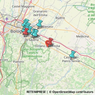 Mappa Via Gino Berti, 40064 Ozzano dell'Emilia BO, Italia (8.265)
