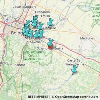 Mappa Via Gino Berti, 40064 Ozzano dell'Emilia BO, Italia (8.64563)