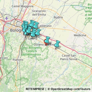 Mappa Via Gino Berti, 40064 Ozzano dell'Emilia BO, Italia (7.624)