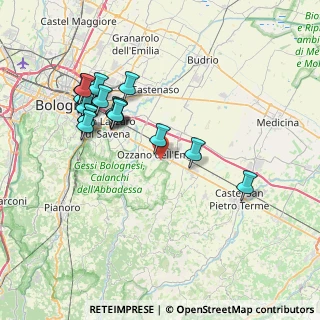 Mappa Via Gino Berti, 40064 Ozzano dell'Emilia BO, Italia (8.036)