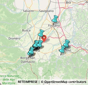 Mappa Via Bisalta, 12040 Castelletto Stura CN, Italia (10.96412)