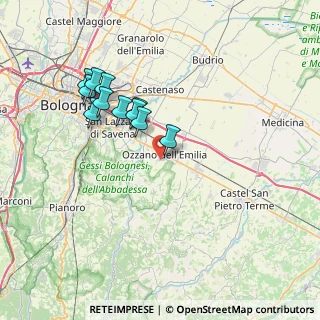 Mappa Via Enrico Fermi, 40064 Ozzano dell'Emilia BO, Italia (6.87636)