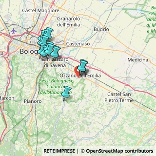 Mappa Via Enrico Fermi, 40064 Ozzano dell'Emilia BO, Italia (7.34867)