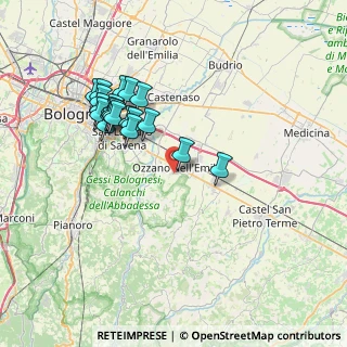 Mappa Via Enrico Fermi, 40064 Ozzano dell'Emilia BO, Italia (7.2495)