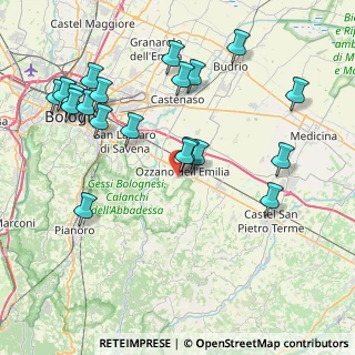 Mappa Via Enrico Fermi, 40064 Ozzano dell'Emilia BO, Italia (9.1665)