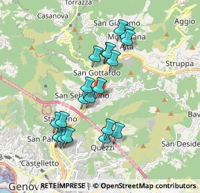 Mappa 16141 Genova GE, Italia (1.7235)