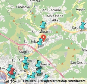 Mappa 16141 Genova GE, Italia (3.28188)