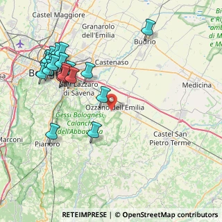 Mappa Via Giuseppe Impastato, 40064 Ozzano dell'Emilia BO, Italia (9.7255)