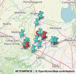 Mappa Via Ludovico Ariosto, 48020 Sant'Agata Sul Santerno RA, Italia (11.1415)