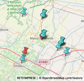 Mappa Via Rodari, 48024 Massa Lombarda RA, Italia (6.98533)