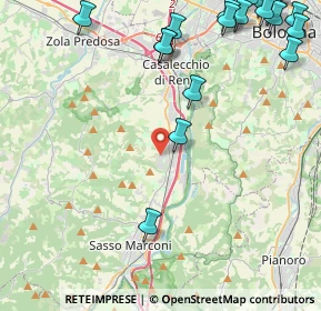 Mappa Via Y. Gagarin, 40037 Borgonuovo BO, Italia (6.5605)