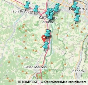 Mappa Via Y. Gagarin, 40037 Borgonuovo BO, Italia (4.28294)
