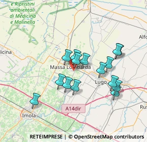 Mappa Via Davide Visani, 48024 Massa lombarda RA, Italia (6.322)