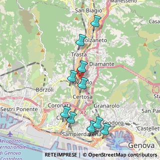 Mappa Via Celesia, 16161 Genova GE, Italia (2.16545)