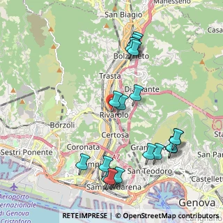 Mappa Via Celesia, 16161 Genova GE, Italia (2.3385)