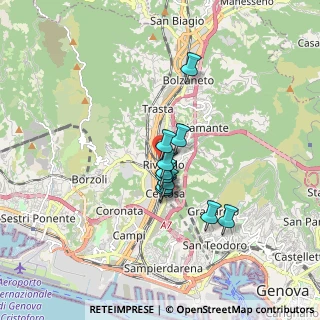 Mappa Via Celesia, 16161 Genova GE, Italia (1.20182)