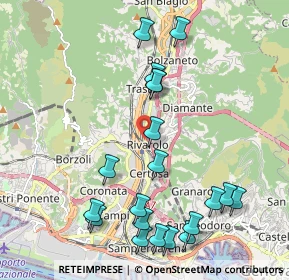 Mappa Via Celesia, 16161 Genova GE, Italia (2.3585)