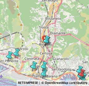 Mappa Via Celesia, 16161 Genova GE, Italia (3.05636)