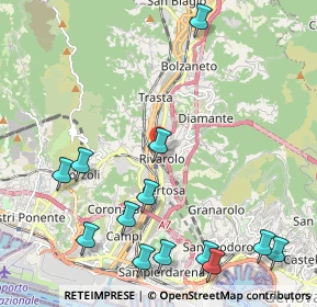 Mappa Via Celesia, 16161 Genova GE, Italia (2.74615)
