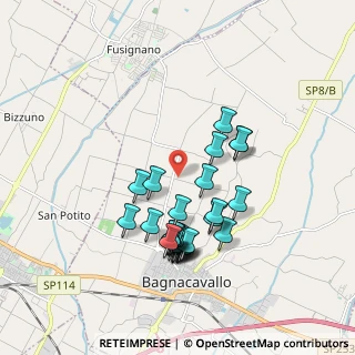 Mappa Via Bigarano, 48012 Bagnacavallo RA, Italia (1.74148)